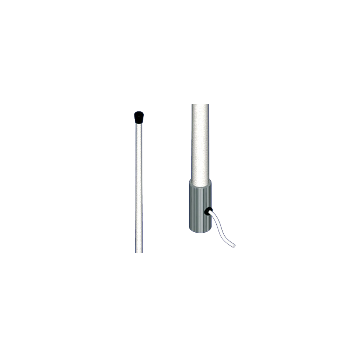 Antenne VHF 6dB, 2.40m, 5m de câble, sans rotule BA-2011 Banten