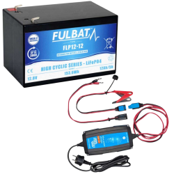 Pack batterie lithium 12A +...