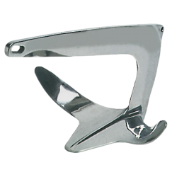 Ancre Trefoil AISI 316 7,5 kg  OSC-01.109.07 Osculati