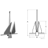 Danforth anchor 30 kg - N°1 - comptoirnautique.com