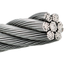 Câble inox AISI 316 133 fils 8 mm