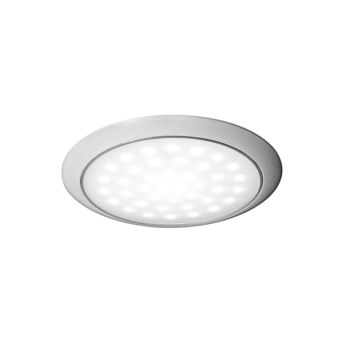 Eclairage LED ultraplate bague blanche 12/24 V 3 W OSC-13.408.01 Osculati