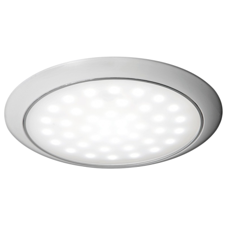 Eclairage LED ultraplate bague blanche 12/24 V 3 W OSC-13.408.01 Osculati