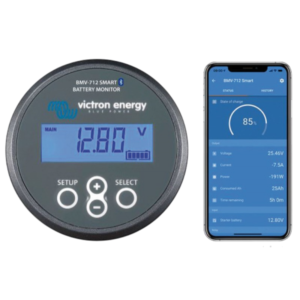 Contrôleur batteries VICTRON BMV-712 smart 9-90  OSC-14.100.08 Victron Energy - N°2 - comptoirnautique.com