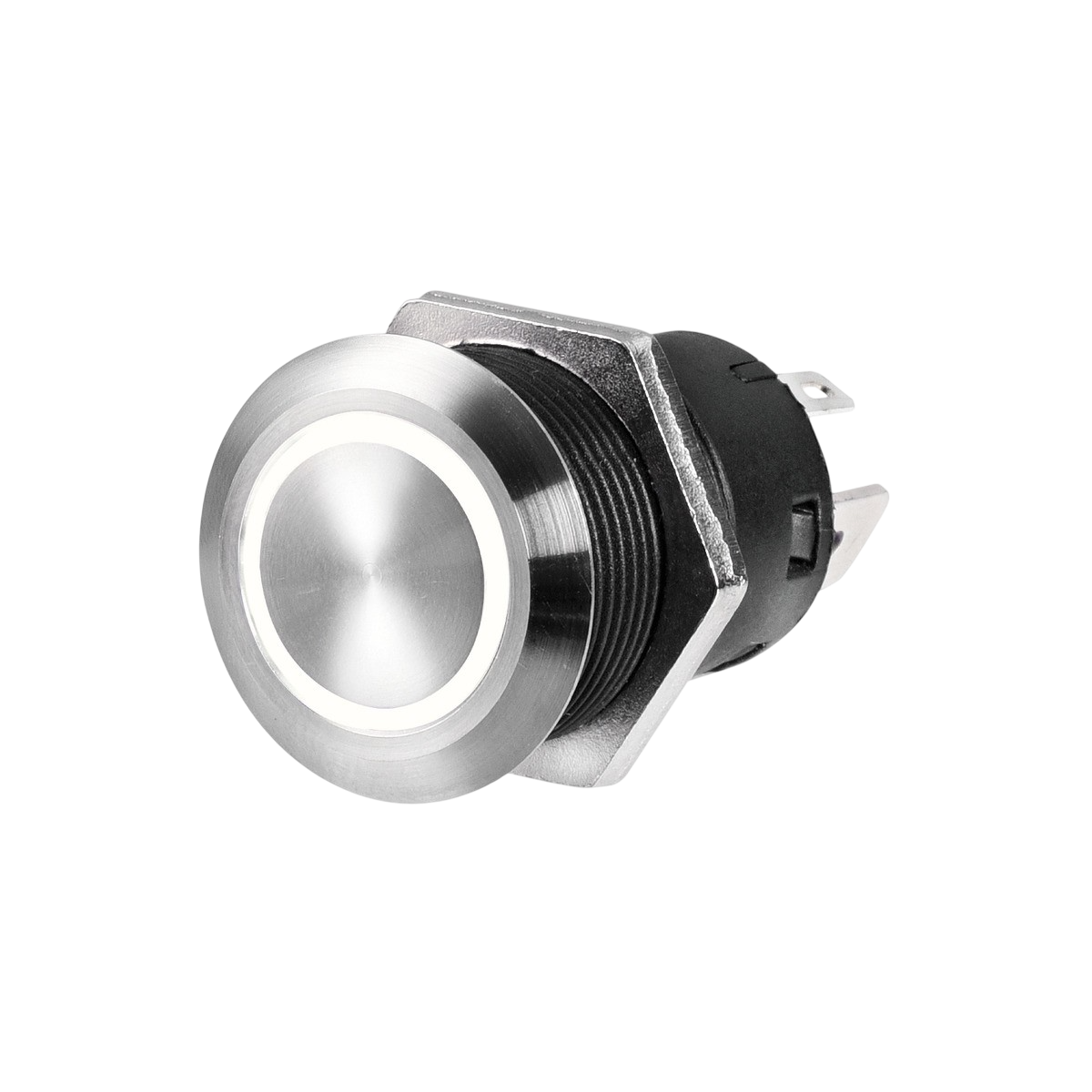 Interrupteur FLAT inox ON-OFF 12 V bleu OSC-14.215.03 Osculati