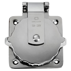 Prise étanche IP56 inox 30 A 220 V OSC-14.330.00 Osculati