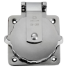 Presa di corrente impermeabile IP56 in acciaio inox 30 A 220 V