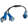 Double socket shore connection