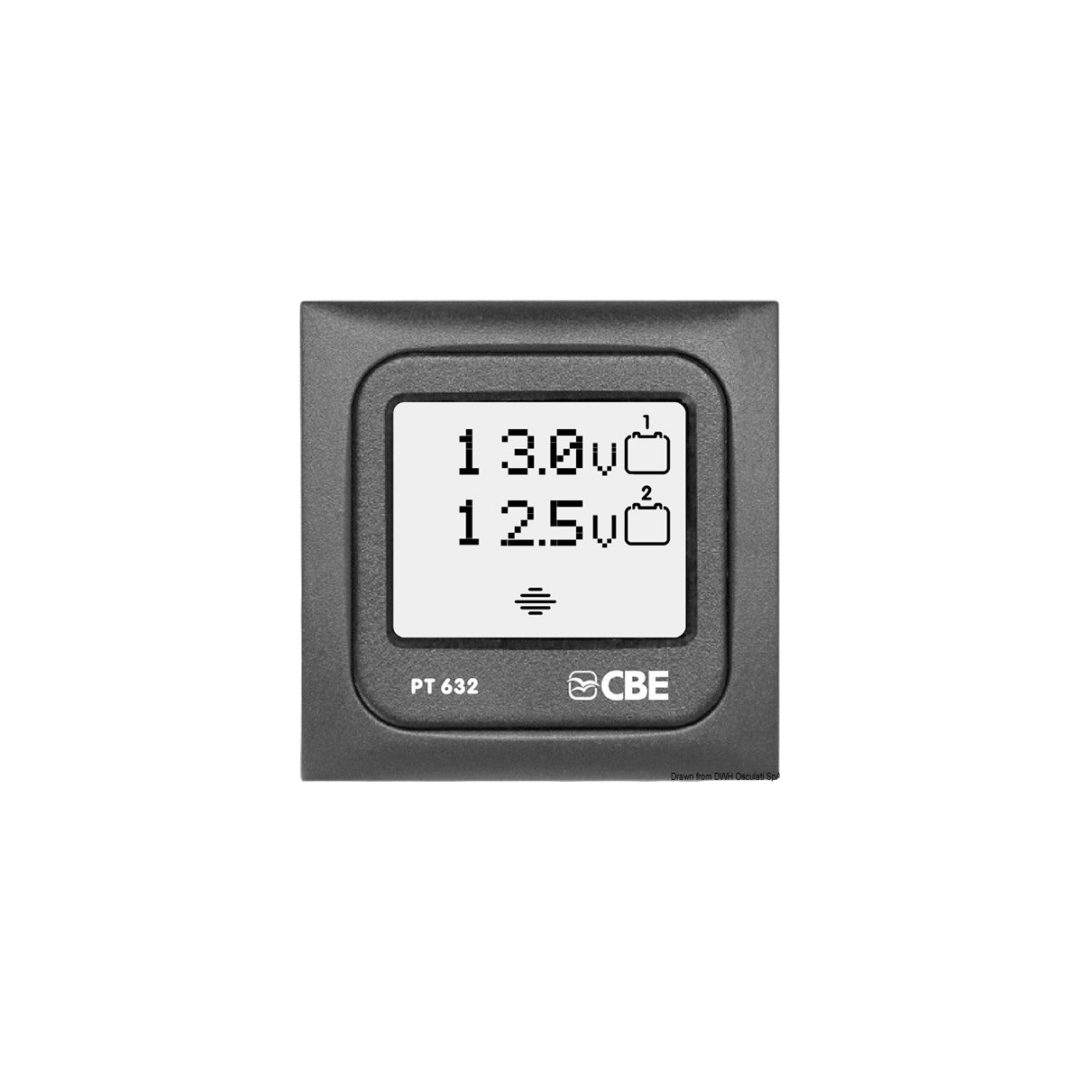 Panneau voltmètre numérique OSC-14.659.01 CBE