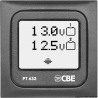 Digital voltmeter panel