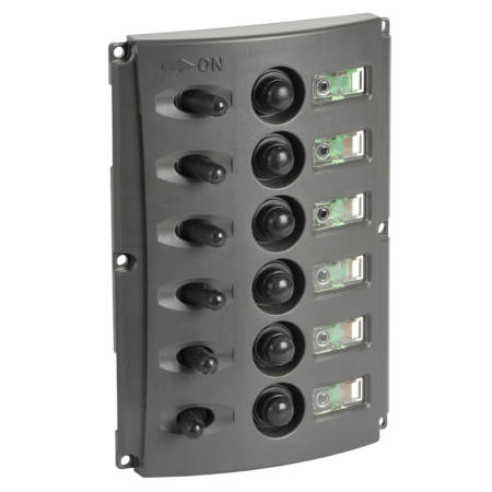 Tableau électrique fusibles automatique double LED OSC-14.850.06 Osculati