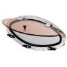 Visor elíptico AISI316 SCM 510 x 250 mm