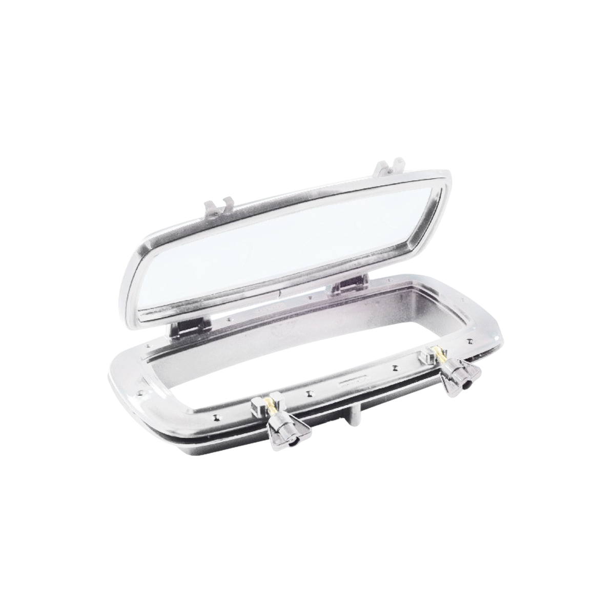 Hublot inox blanc contre-bride nylon 320 x 120 mm OSC-19.696.00BI Osculati