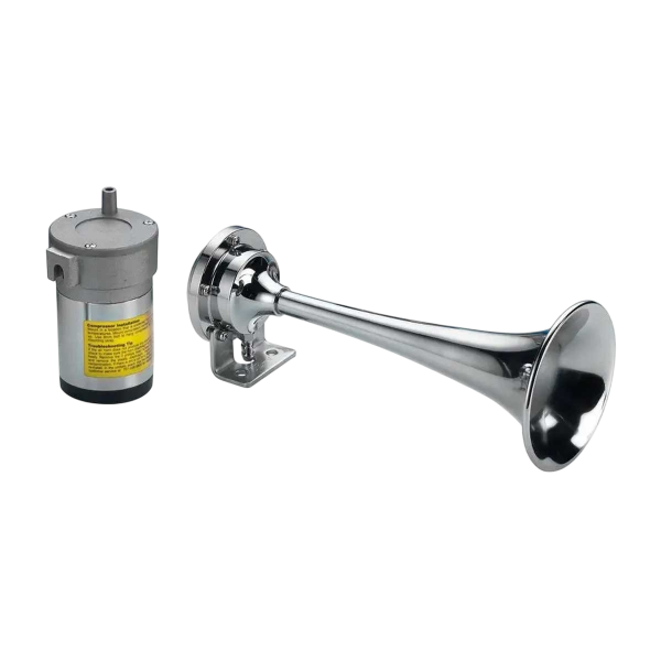 Avertisseur chromé avec 1 klaxon 120 dB 12V OSC-21.442.12 Osculati - N°4 - comptoirnautique.com