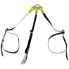 Lifting system for 3-arm annexes with 2 loops