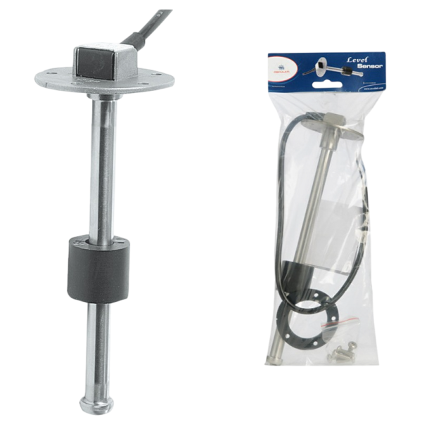 Sensor de nível vertical em aço inoxidável 316 240/33 ohm 90 cm - N°3 - comptoirnautique.com