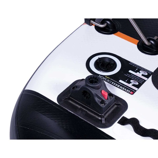 Float tube Flatform orange valve plug & go - N°18 - comptoirnautique.com