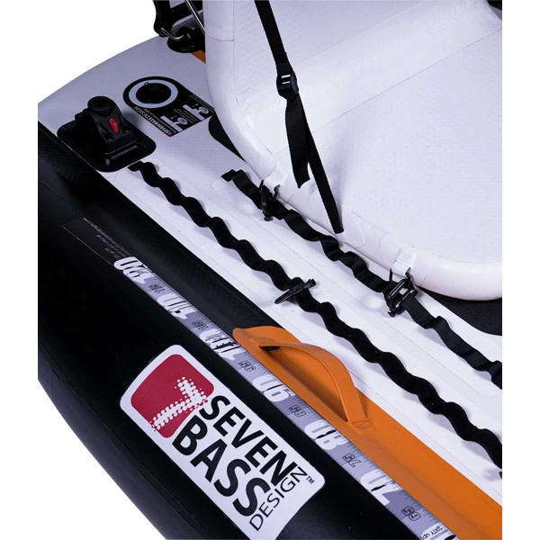 Float tube Flatform orange graduation - N°7 - comptoirnautique.com