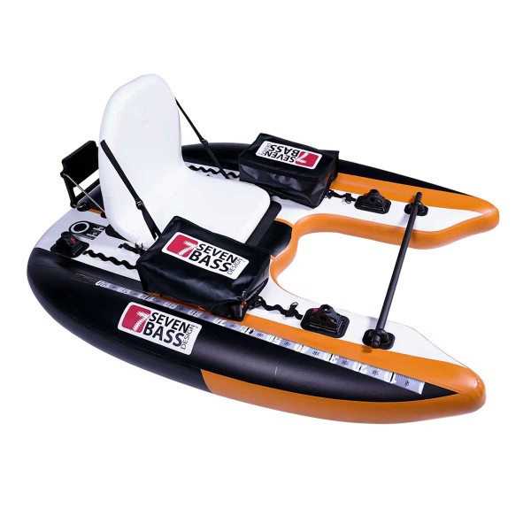 Float tube Flatform orange côté - N°2 - comptoirnautique.com