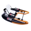 Float tube Flatform orange côté - N°2 - comptoirnautique.com
