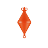 Biconic orange buoy 32 x 80 cm - N°1 - comptoirnautique.com