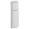 Pare-battage plat blanc en PVC
