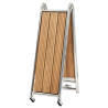 Passerelle pliable AISI316/iroko 160 cm