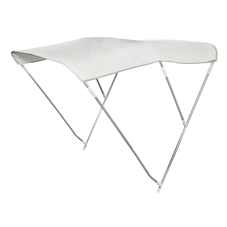 Taud alu pliable 3 arceaux Ø 22 mm 185/195 cm blanc OSC-46.908.22 Osculati