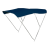 Taud alu pliable 3 arceaux Ø 22 mm 200/210 cm bleu navy