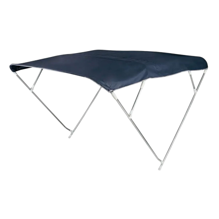 Taud alu 4 arceaux Bimini Depth bleu navy OSC-46.918.12 Osculati
