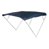 Taud alu 4 arceaux Bimini Depth bleu navy