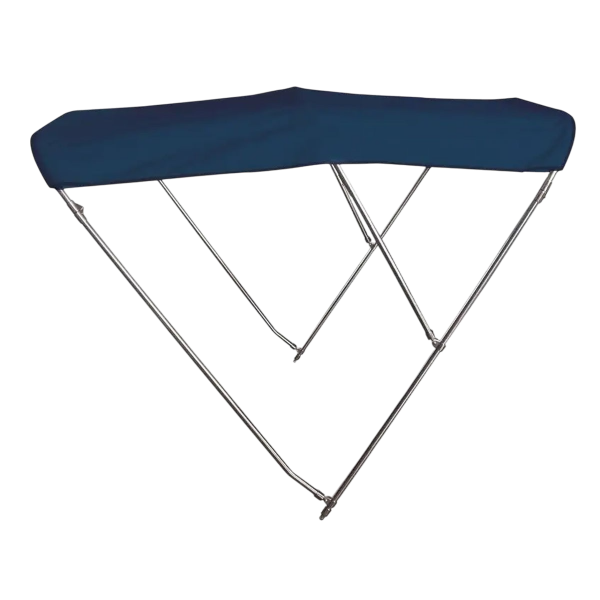 High awning 3 hoops AISI316 Ø 25mm blue - N°6 - comptoirnautique.com
