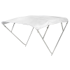 Bimini inox 4 arceaux haut AISI316 Ø 25mm 200/210 cm blanc OSC-46.921.11 Osculati - N°1 - comptoirnautique.com