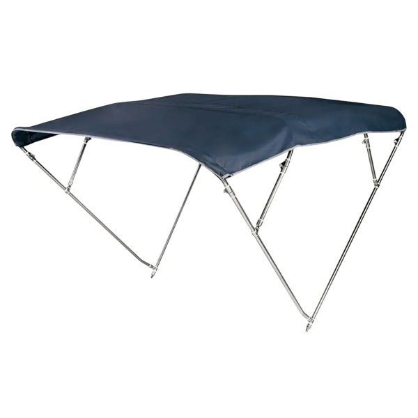 Bimini inox 4 arceaux haut AISI316 Ø 25mm 260/270 cm bleu navy OSC-46.921.24 Osculati - N°6 - comptoirnautique.com