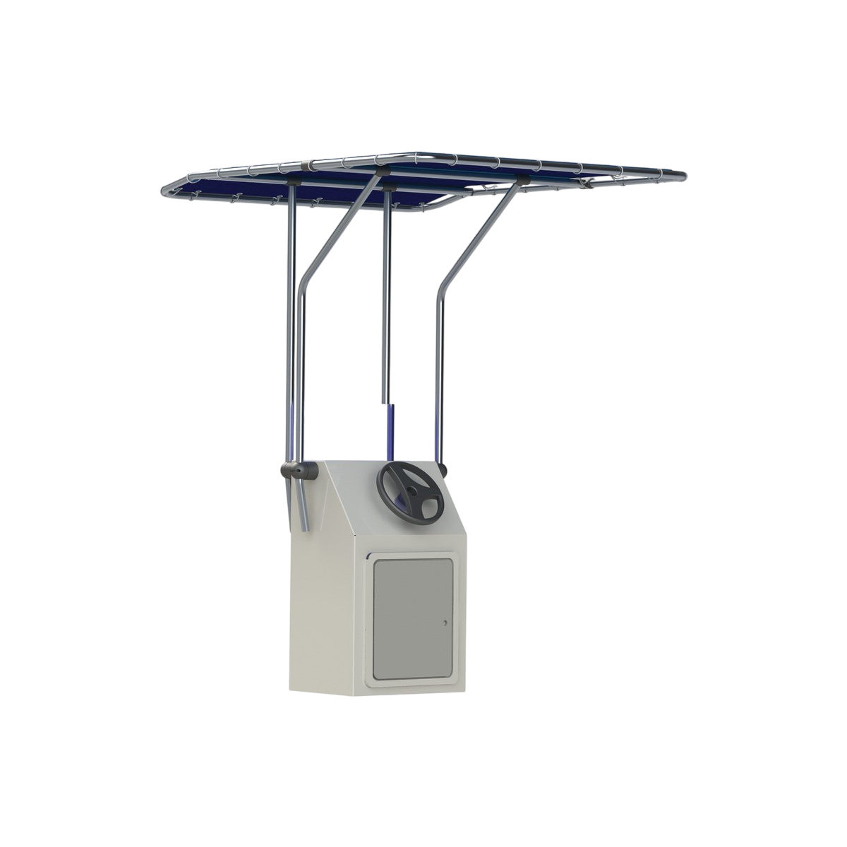 T-Top rétractable en aluminium bleu 1350x1050 mm OSC-48.192.01 Oceansouth