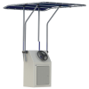 T-Top rétractable en aluminium bleu 1350x1050 mm OSC-48.192.01 Oceansouth - N°1 - comptoirnautique.com