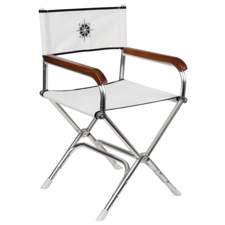 Chaise pliable Director blanche OSC-48.353.17 Osculati