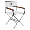 Chaise pliable Director blanche OSC-48.353.17 Osculati - N°1 - comptoirnautique.com