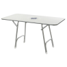 Mesa retangular dobrável de alta qualidade 130x73cm