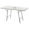 Mesa retangular dobrável de alta qualidade 130x73cm - N°1 - comptoirnautique.com