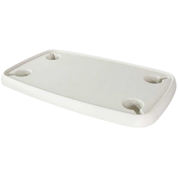Table matériau composite rectangulaire blanc 760x460 mm OSC-48.417.52 Osculati - N°1 - comptoirnautique.com