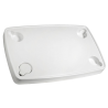 Table rectangulaire en ABS blanc 81x51 cm