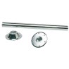 Pied de table en inox poli miroir 700 mm