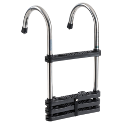 Echelle eco télescopique dépliée 1170 mm - repliée 705 mm OSC-49.527.04 Osculati