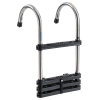 Echelle eco télescopique dépliée 1170 mm - repliée 705 mm OSC-49.527.04 Osculati - N°1 - comptoirnautique.com