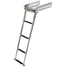 Escalera bajo suelo-forma corredera 4 peldaños