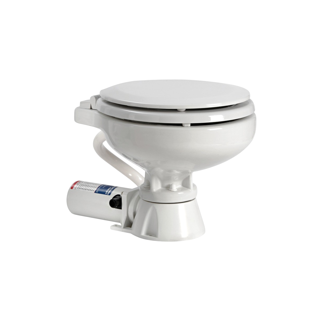 WC électrique space saver siège bois 12 V OSC-50.205.13 Osculati