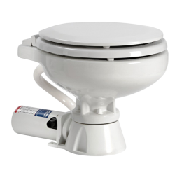 WC électrique space saver siège bois 12 V OSC-50.205.13 Osculati