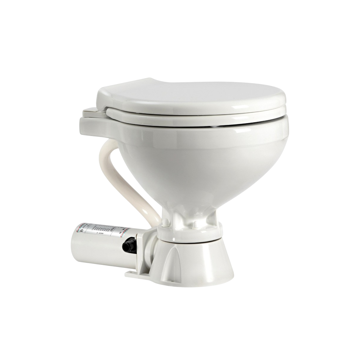 WC électrique compact siège plastique 24 V OSC-50.207.24 Osculati