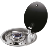 FC1345 built-in stainless steel hob with smoked lid - N°1 - comptoirnautique.com